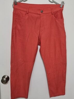 Yelete Jeggings Coral Stretch Skinny Pants Size XXL